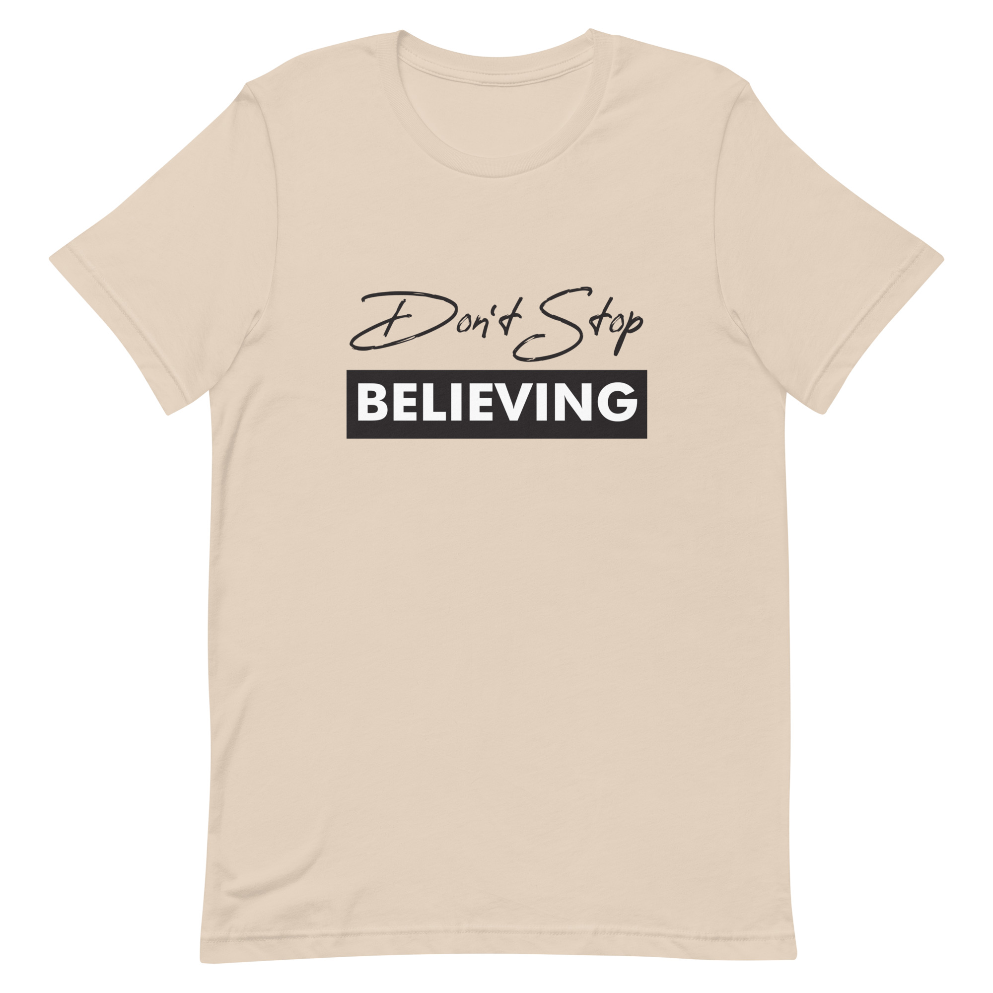 DS Believing Black Lettering | Unisex t-shirt